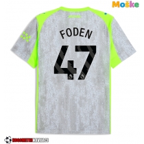 Moške Nogometnih dresov Manchester City Phil Foden #47 Tretji 2025-26 Kratki rokavi